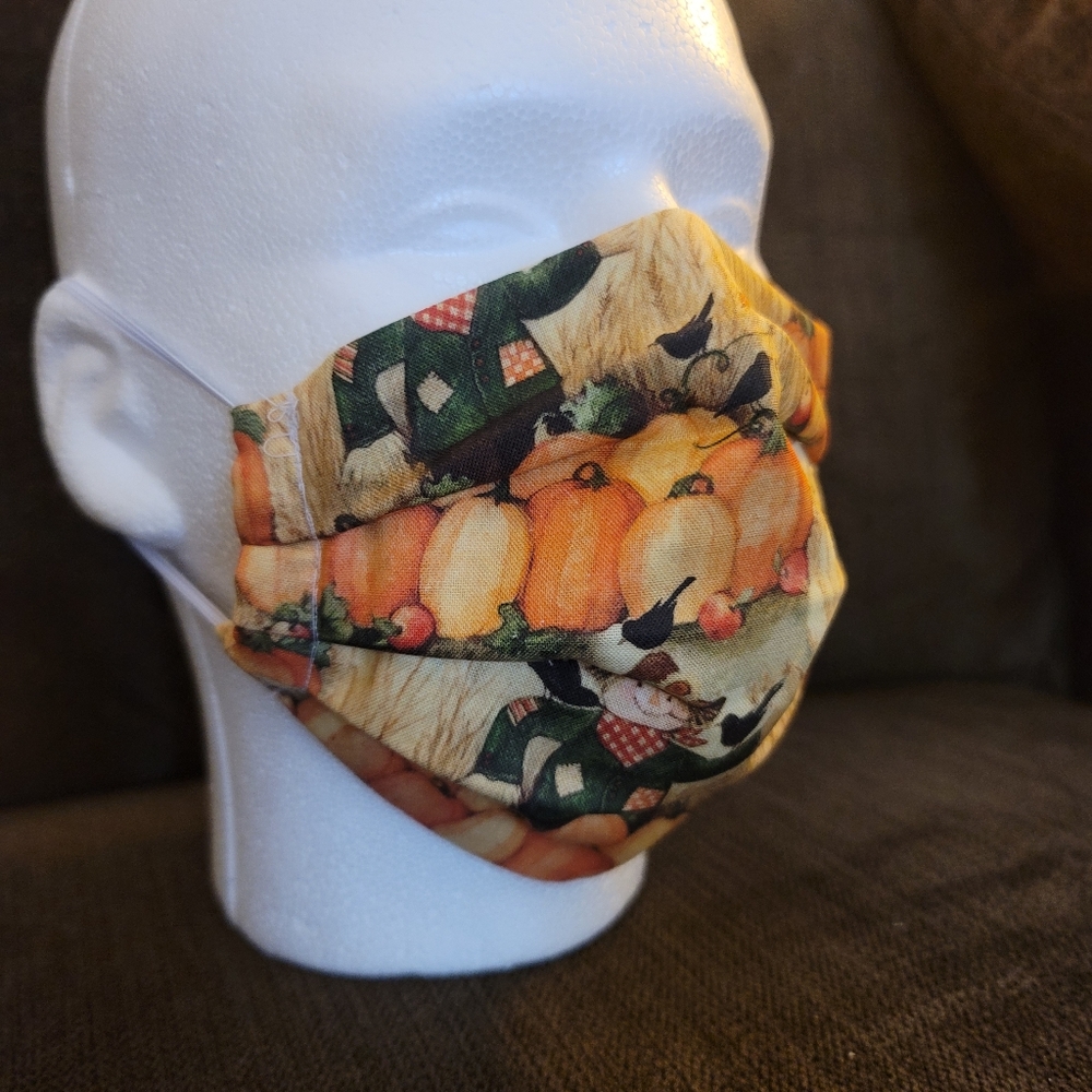 Fall Pumpkin Patch Mask